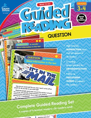 Ready to Go Guided Reading: Question, Grades 3 - 4 Paperback (104930)