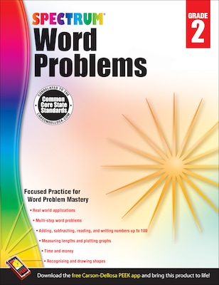 Word Problems, Grade 2 Paperback (704495)