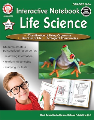 Mark Twain Interactive Notebook: Life Science, Grades 5 - 8 Paperback (405009)