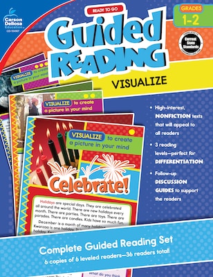 Carson-Dellosa Ready To Go Guided Reading: Visualize, Grades 1 - 2 Paperback (104967)