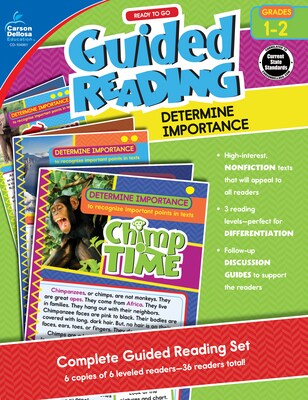 Carson-Dellosa Ready To Go Guided Reading: Determine Importance, Grades 1 - 2 Paperback (104961)