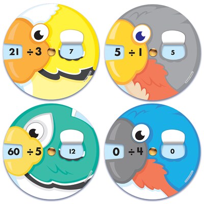 Carson-Dellosa Manipulative Ez-Spin: Division Facts Grades 3-5 18 Wheels (120230)