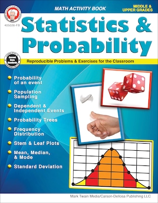 Mark Twain Statistics & Probability, Grades 5 - 12 Paperback (405026)