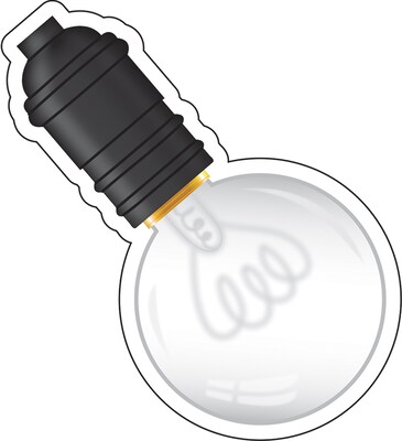 Schoolgirl Style 8.10 x 6.10 Cut-Outs Industrial Chic, Light Bulbs (120544)