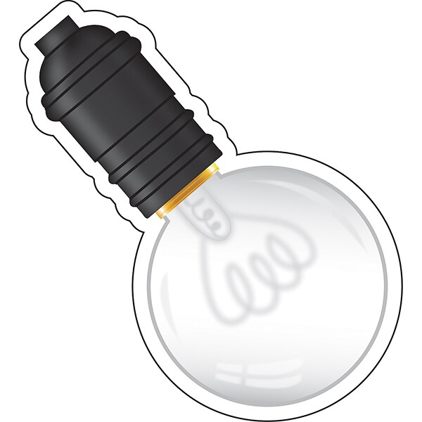 Schoolgirl Style 8.10 x 6.10 Cut-Outs Industrial Chic, Light Bulbs (120544)