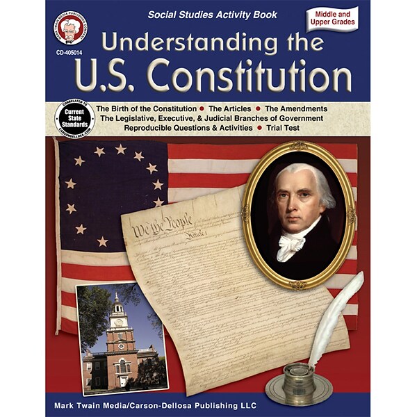 Mark Twain Understanding The U.S. Constitution, Grades 5 - 12 Paperback (405014)
