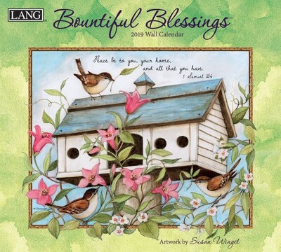 Lang Bountiful Blessings 2019 Wall Calendar (19991001897)