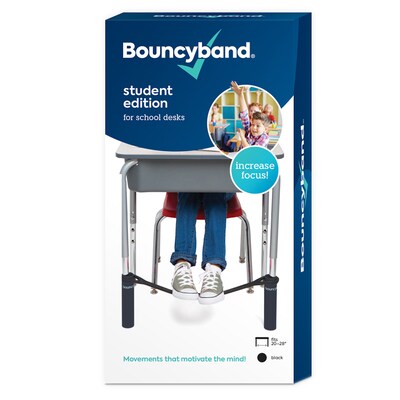 Bouncyband for Desk, Black, 2 Sets (BBABBDBK-2)