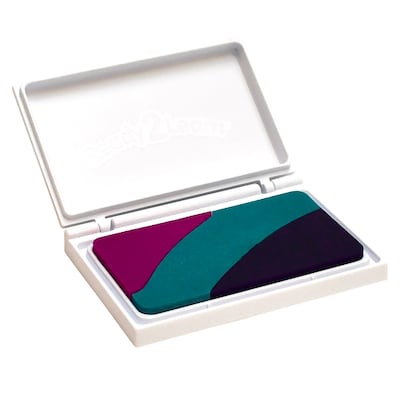 Ready2Learn Washable Stamp Pad 3-in-1, Electric, Pink, Purple & Turquoise, Pack of 3 (CE-10050-3)