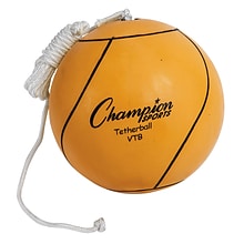 Champion Sports Tether Ball, Optic Yellow, Pack of 2 (CHSVTB-2)