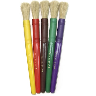 Creativity Street Colossal Brushes, Assorted Colors, 10 Per Pack, 3 Packs (CK-5900-3)