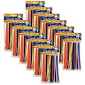 Creativity Street Regular Stems, Assorted Colors, 6 x 4 mm, 100 Count Per Pack, 12 Packs (CK-710001