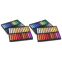 Creativity Street Square Artist Pastels, Assorted Colors, 48/Pack, 2 Pk/Bundle (CK-9748-2)