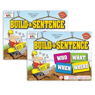 Learning Advantage Build-A-Sentence Game, Pack of 2 (CRE6002-2)