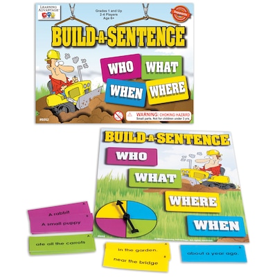 Learning Advantage Build-A-Sentence Game, Pack of 2 (CRE6002-2)