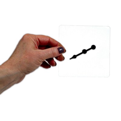 Learning Advantage Transparent Spinners, 5 Per Set, 3 Sets (CTU7350-3)