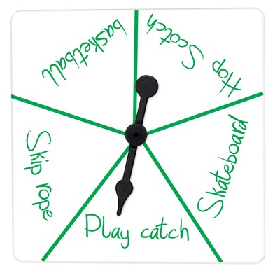 Learning Advantage Transparent Spinners, 5 Per Set, 3 Sets (CTU7350-3)