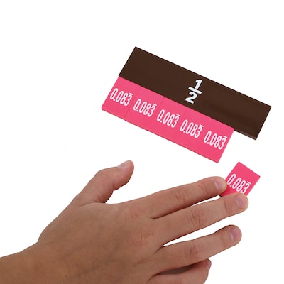 Learning Advantage Fraction/Decimal Tiles, 51 Per Set, 2 Sets (CTU7673-2)