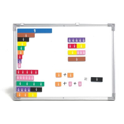 Learning Advantage Fraction Tiles, Foam, Magnetic, 51 Per Set, 3 Sets (CTU7699-3)