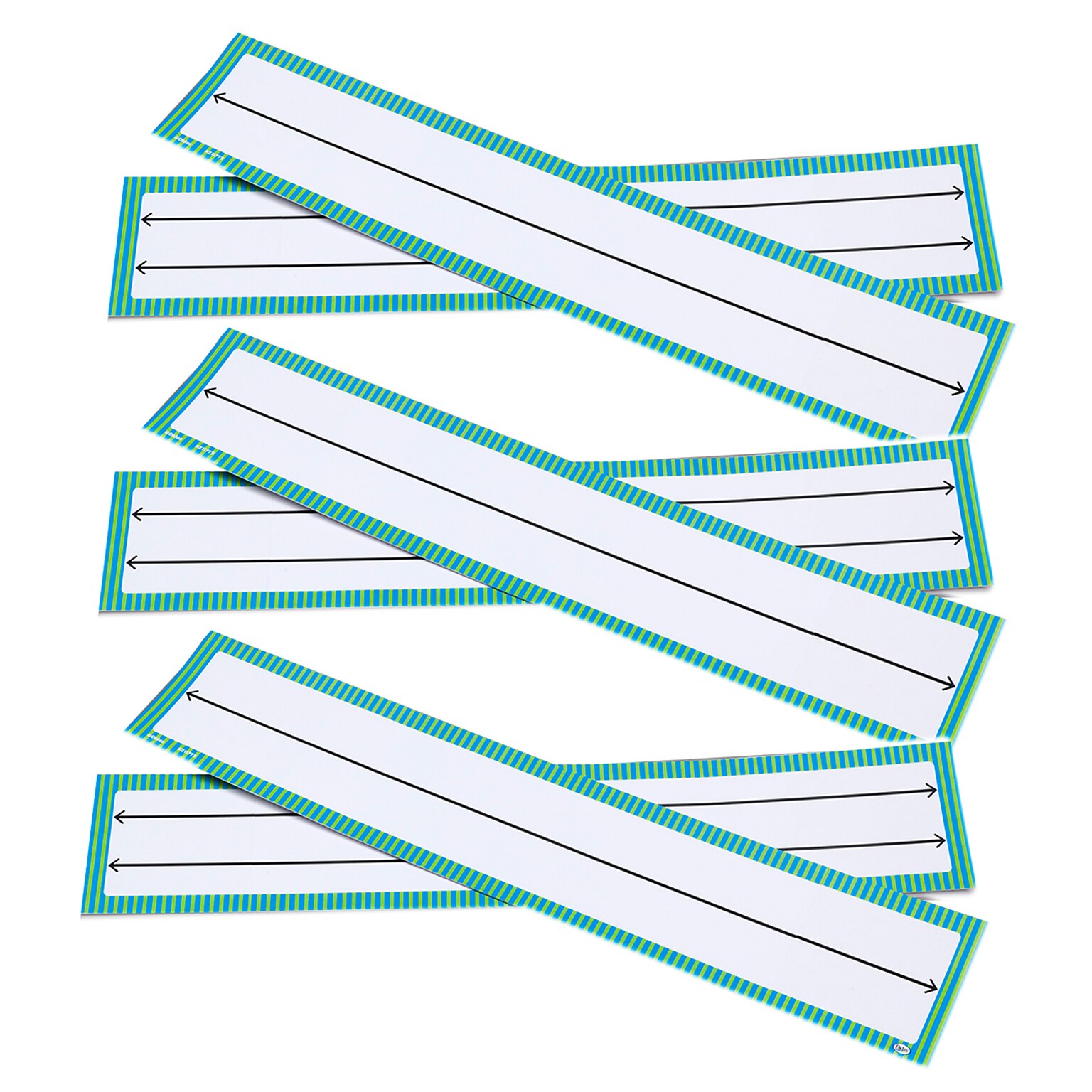 Didax Blank Student Number Lines, 10 Per Pack, 3 Packs (DD-211775-3)