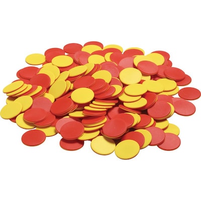 Didax® Two Color Counters, 200 Pieces Per Pack, 2 Packs (DD-2503-2)