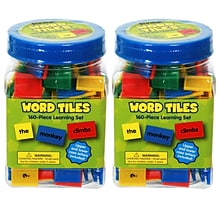 Eureka® Tub of Word Tiles, 160 Per Set, 2 Sets (EU-867450-2)