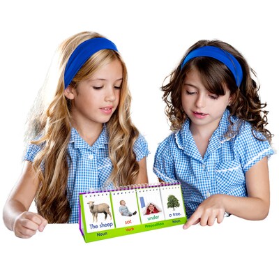 Junior Learning® Sentence Flips, Double-Sided Sentence Building Flip Chart, Pack of 3 (JRL265-3)