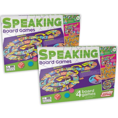 Junior Learning Speaking Board Games, Pack of 2 (JRL424-2)