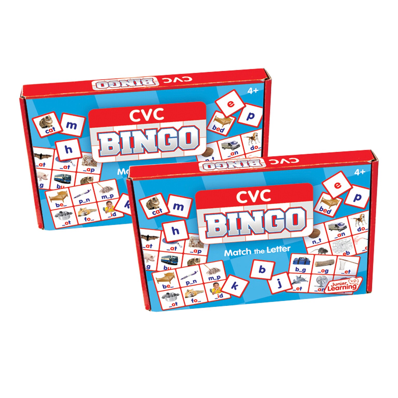 Junior Learning CVC Bingo, Pack of 2 (JRL544-2)