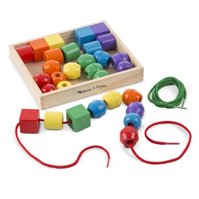 Melissa & Doug Primary Lacing Beads, 2 Sets (LCI544-2)