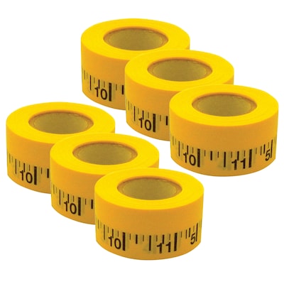 Mavalus Measurement Tape, 6 Rolls (MAV10016-6)