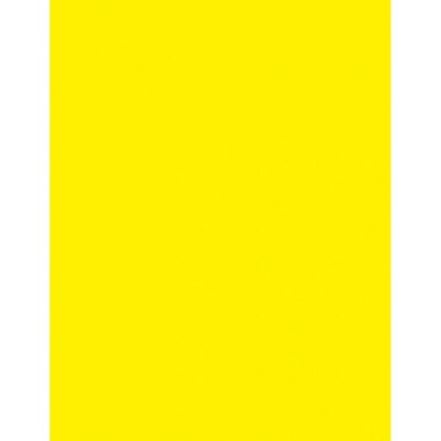 Pacon Card Stock, Lemon Yellow, 8-1/2" x 11", 100 Sheets Per Pack, 2 Packs (PAC101172-2)