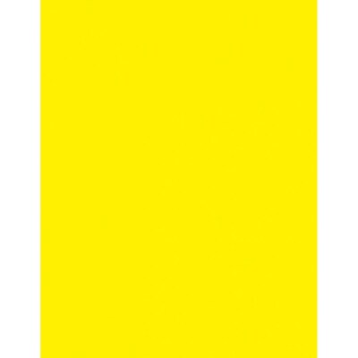 Pacon Card Stock, Lemon Yellow, 8-1/2" x 11", 100 Sheets Per Pack, 2 Packs (PAC101172-2)