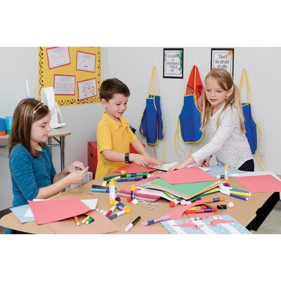 Prang 9" x 12" Construction Paper, Assorted Colors, 100 Sheets Per Pack, 5 Packs (PAC6504-5)