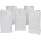 Creativity Street Kraft Bag, White, 7-1/8" x 4-3/8" x 14", 50 Bags Per Pack, 2 Packs (PAC72120-2)