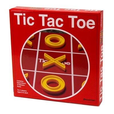 Pressman Tic Tac Toe Board Game, Pack of 6 (PRE150512-6)