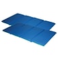 KinderMat DayDreamer 3-Fold Vinyl Rest Mat, 48" x 24", Blue/Teal, 2/Bundle (PZ-HSM148-2)