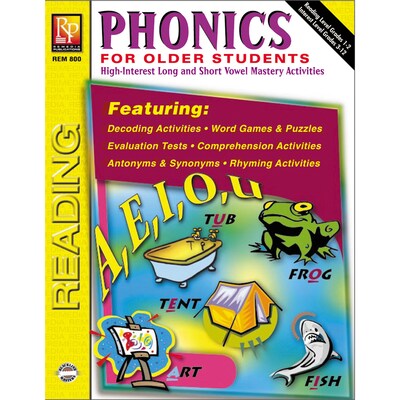 Remedia Publications Phonics For Older Students Book, Pack of 2 (REM800-2)