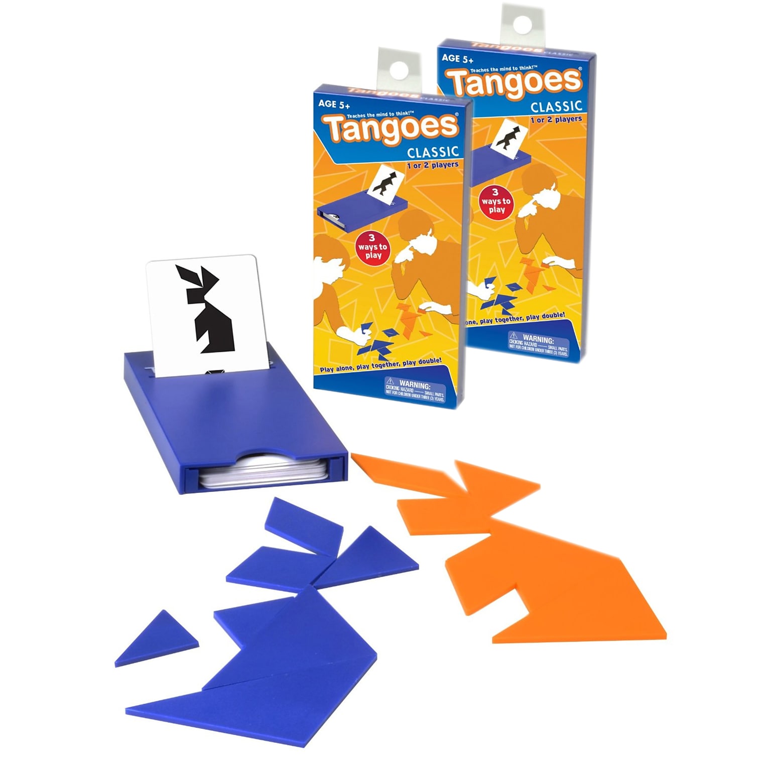SmartGames Tangoes, Original Game, Pack of 2 (RG-100-2)