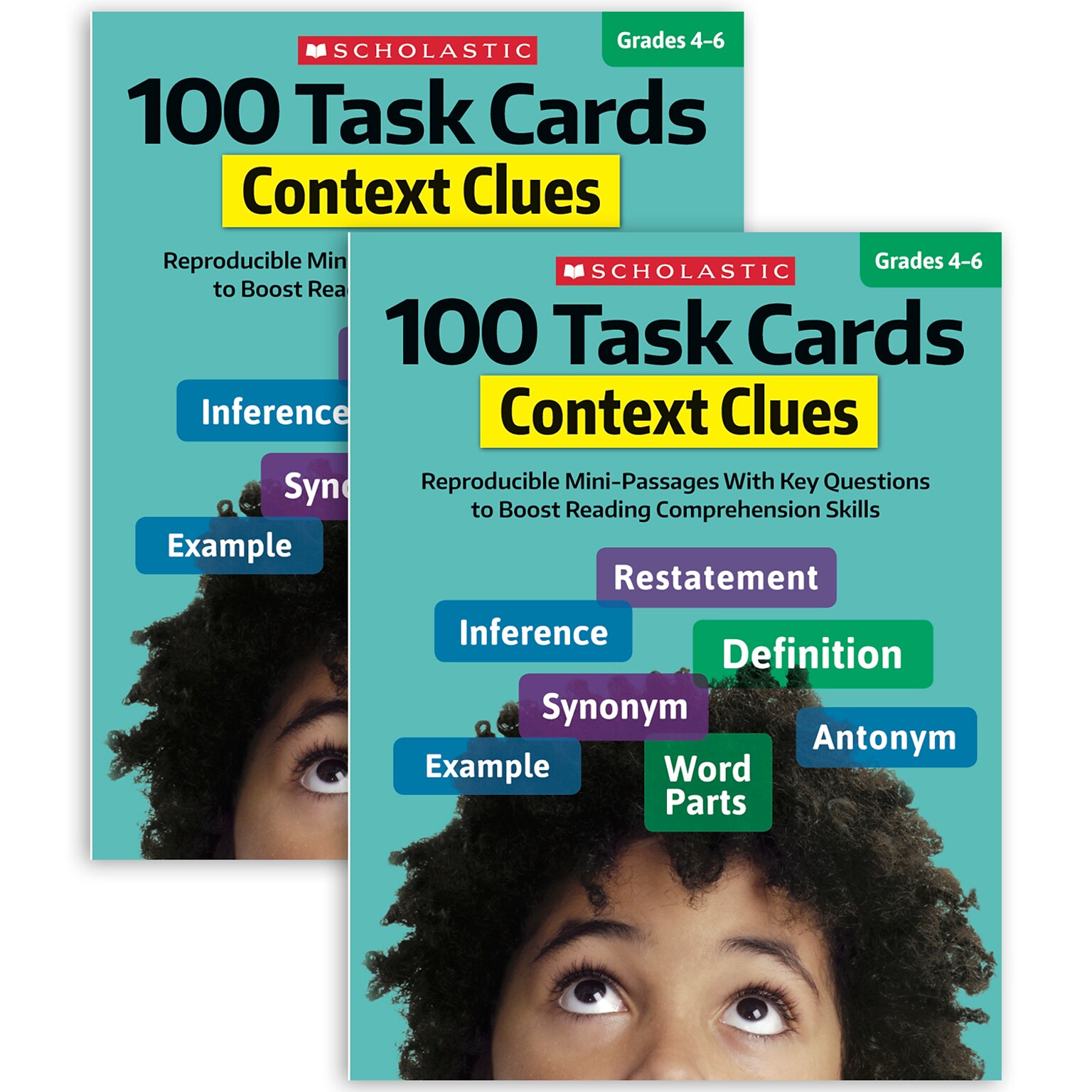 Scholastic Teaching Solutions 100 Task Cards: Context Clues Activity Book, Pack of 2 (SC-860317-2)