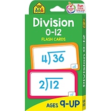 School Zone Publishing Division 0-12 Flash Cards, 6 Packs (SZP04017-6)