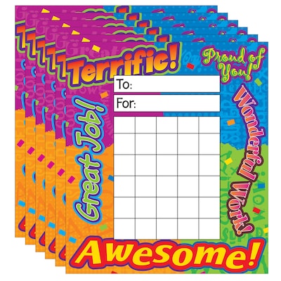 TREND Reward Words Incentive Pad, 36 Sheets Per Pad, Pack of 6 (T-73003-6)