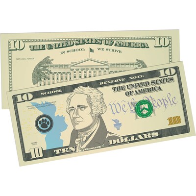 Teacher Created Resources Play Money: Assorted Bills, 110 Per Pack, 6 Packs (TCR20638-6)