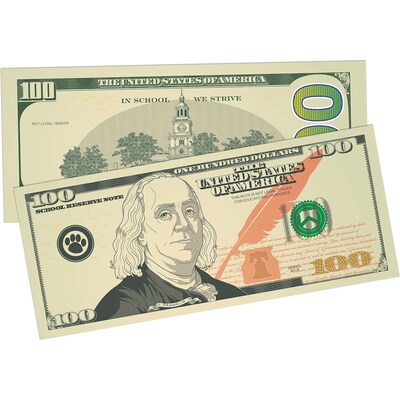Teacher Created Resources Play Money: Assorted Bills, 110 Per Pack, 6 Packs (TCR20638-6)