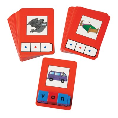 Didax CVC Word Building Cards, 24 Cards Per Pack, 3 Packs (DD-2819-3)