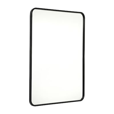 Flash Furniture Jada Decorative Wall Mirror, 40" x 30" Matte Black (HMHD22M198YBNBK)