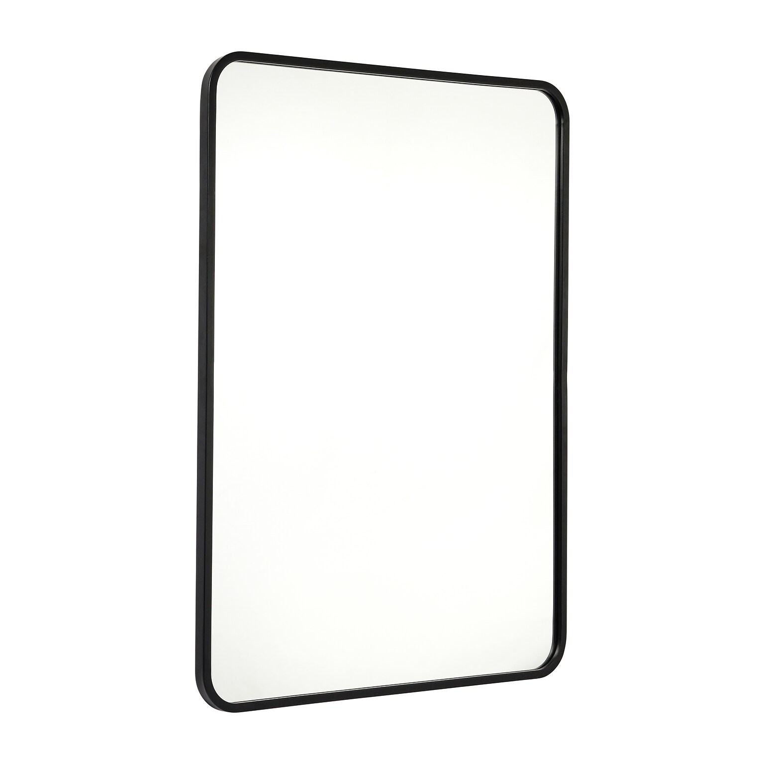 Flash Furniture Jada Decorative Wall Mirror, 40 x 30 Matte Black (HMHD22M198YBNBK)