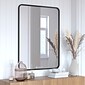 Flash Furniture Jada Decorative Wall Mirror, 40" x 30" Matte Black (HMHD22M198YBNBK)