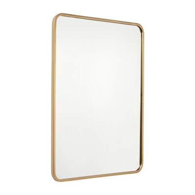 Flash Furniture Jada Decorative Wall Mirror, 40" x 30" Matte Gold (HMHD22M198YBNGD)