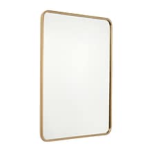 Flash Furniture Jada Decorative Wall Mirror, 40 x 30 Matte Gold (HMHD22M198YBNGD)